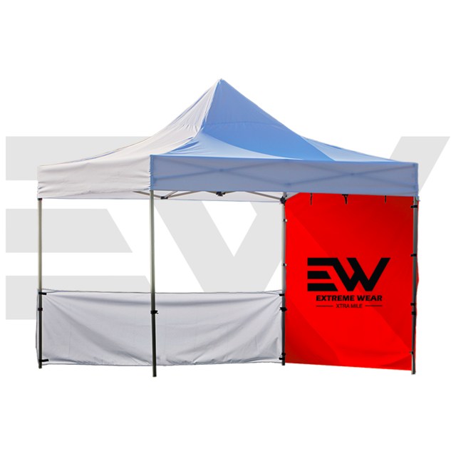gazebo - new - red - full wall